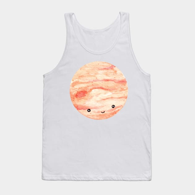 Jupiter cute planet Tank Top by shoko